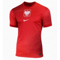 Camiseta Polonia Segunda Equipación Replica Eurocopa 2024 para mujer mangas cortas